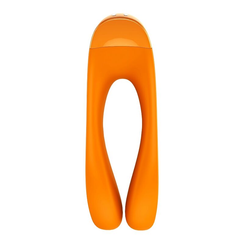 SATISFYER - VIBRATEUR  DOIGTS CANDY CANE ORANGE