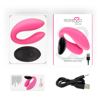 MORESSA - STIMULATEUR  TÉLÉCOMMANDE LAUREN POUR COUPLES