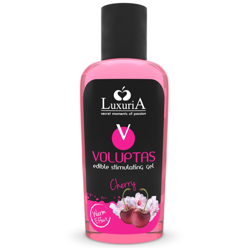 INTIMATELINE LUXURIA - VOLUPTAS GEL DE MASSAGE COMESTIBLE EFFET CHAUFFANT - CERISE 100 ML