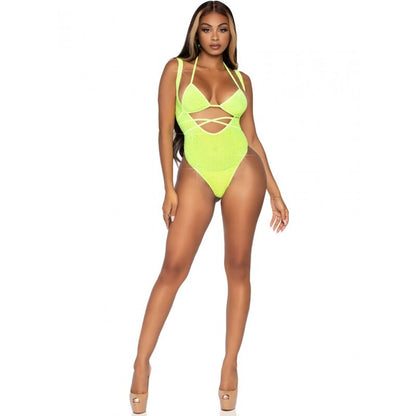 LEG AVENUE - HAUT DE BIKINI ET BODY TAILLE UNIQUE