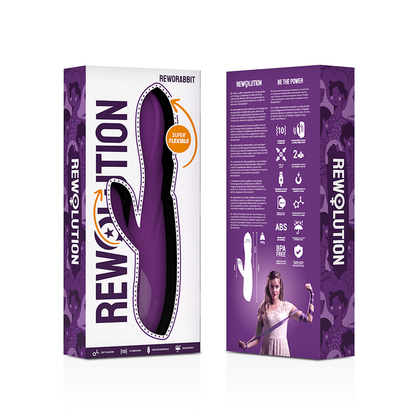 REWOLUTION - REWORABBIT VIBRATEUR FLEXIBLE AVEC LAPIN