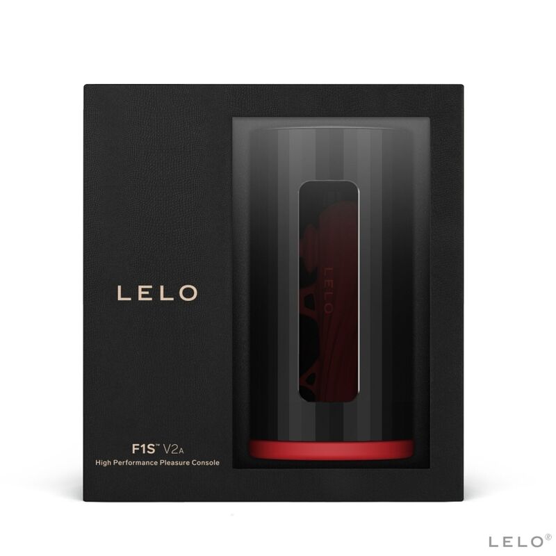 LELO - MASTURBATEUR F1S V2 AVEC TECHNOLOGIE SDK ROUGE - NOIR