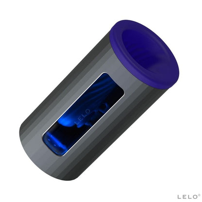 LELO - MASTURBATEUR F1S V2 AVEC TECHNOLOGIE SDK BLEU ET MÉTAL