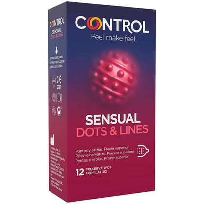 CONTROL - POINTS & LIGNES SENSUELLES POINTS ET VERGETURES 12 UNITÉS