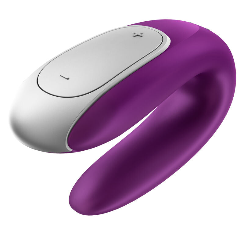 SATISFYER - VIBRATEUR PARTENAIRE DOUBLE FUN VIOLET