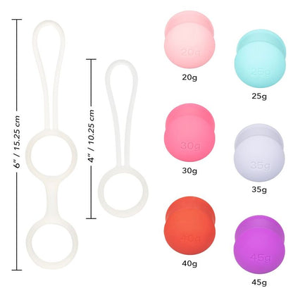 CALEXOTICS - ELLE-OLOGIE ENSEMBLE BOLAS KEGEL INTERCAMBIABLES