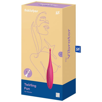 SATISFYER - VIBRATEUR TWIRLING FUN TIP ROSE