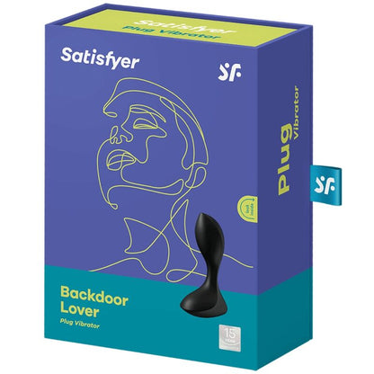 SATISFYER - BOUCHON VIBRANT BACKDOOR LOVER NOIR