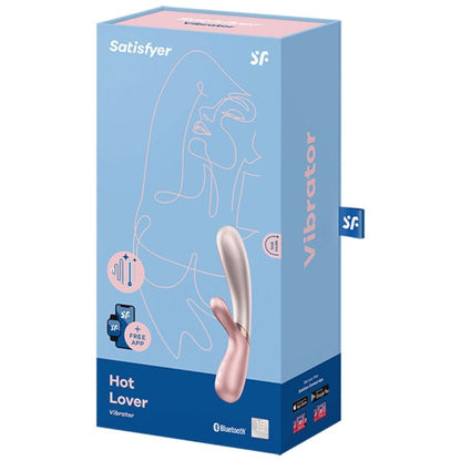 SATISFYER - VIBRATEUR HOT LOVER ROSE & BEIGE