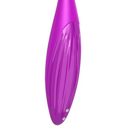 SATISFYER - VIBRATEUR  POINTE DE CLIT TWIRLING JOY FUCHSIA