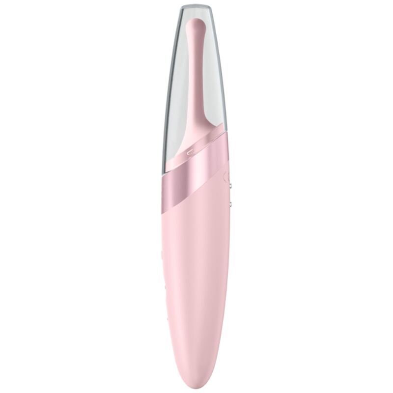 SATISFYER - VIBRATEUR  POINTE DE CLIT TWIRLING DELIGHT ROSE