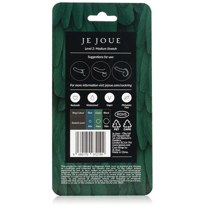 JE JOUE - BAGUE SILICONE VERTE CHOKE MOYEN