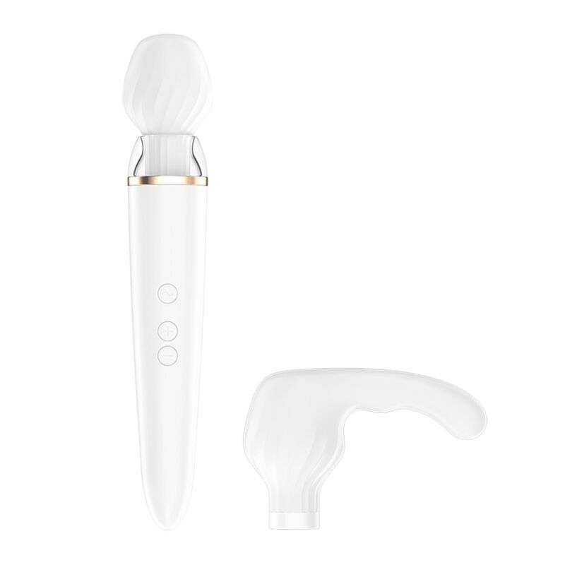 SATISFYER - APPLICATION DOUBLE WANDER BLANCHE