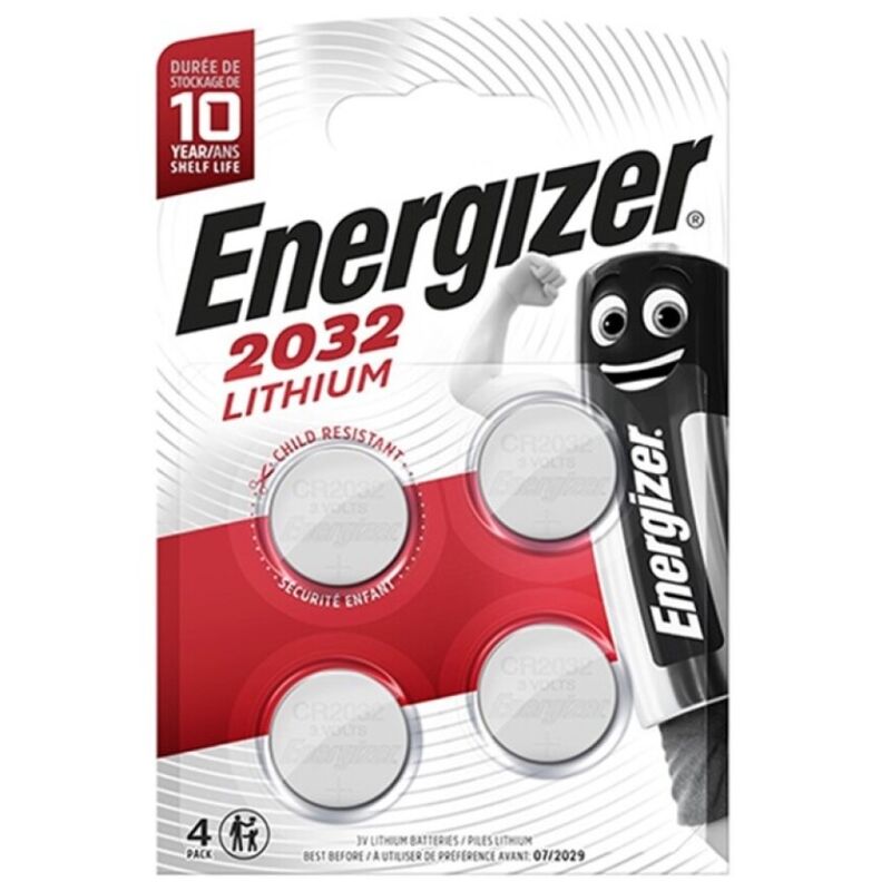 ENERGIZER - PILE BOUTON LITHIUM CR2032 3V 4 UNIT?