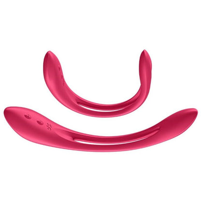 SATISFYER - VIBRATEUR MULTI ELASTIC JOY ROUGE