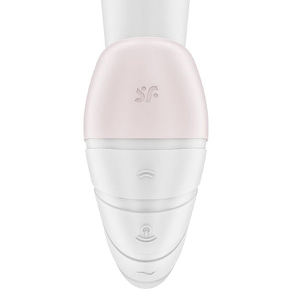 SATISFYER - SUPERNOVA AIR PULSE STIMULATEUR ET VIBRATION BLANC