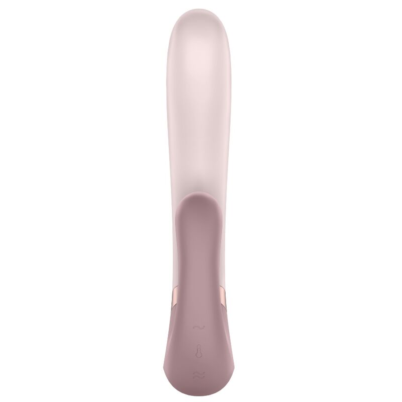 SATISFYER - APPLICATION HEAT WAVE VIBRATOR ROSE