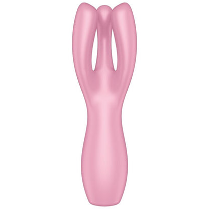 SATISFYER - VIBRATEUR THREESOME 3 ROSE