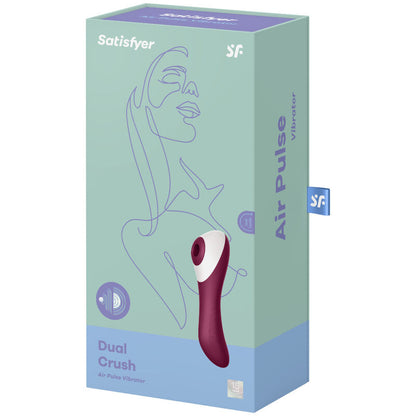 SATISFYER - VIBRATEUR  IMPULSIONS AIR DUAL CRUSH