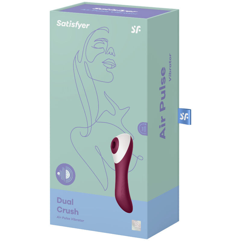 SATISFYER - VIBRATEUR  IMPULSIONS AIR DUAL CRUSH