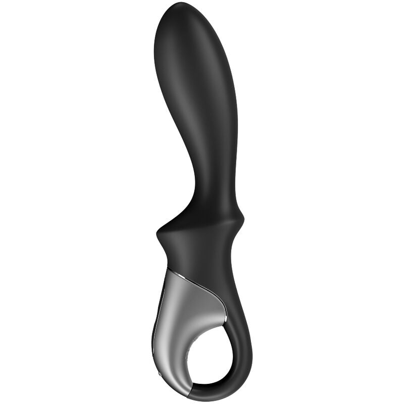 SATISFYER - APPLICATION VIBRATEUR ANAL HEAT CLIMAX NOIR