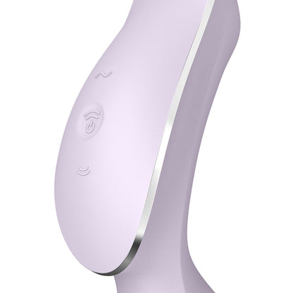 SATISFYER - VIBRATEUR CURVY TRINITY 2 AIR PULSE NOIR