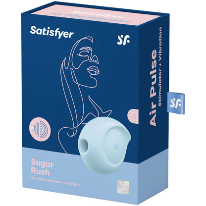 SATISFYER - STIMULATEUR ET VIBRATEURSUGAR RUSH AIR PULSE ROSE