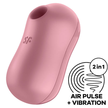 SATISFYER - STIMULATEUR ET VIBRATEUR D'IMPULSIONS D'AIR DE BARBE À COTON LILAS