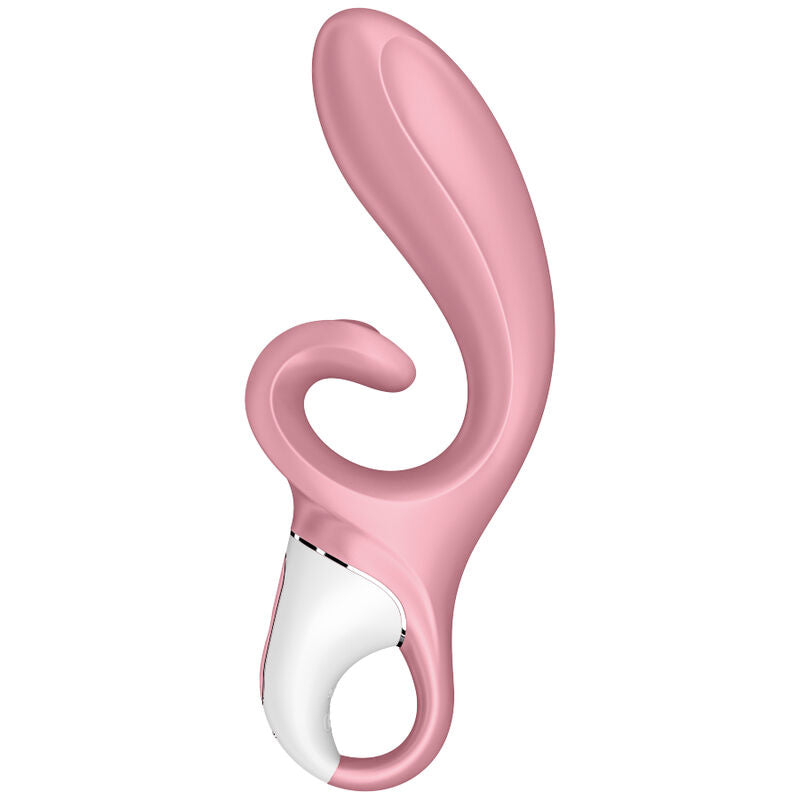 SATISFYER - APPLICATION VIBRATEUR HUG ME RABBIT ROSE