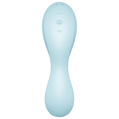 SATISFYER - APPLICATION STIMULATEUR ET VIBRATEUR CURVY TRINITY 5 BLANC