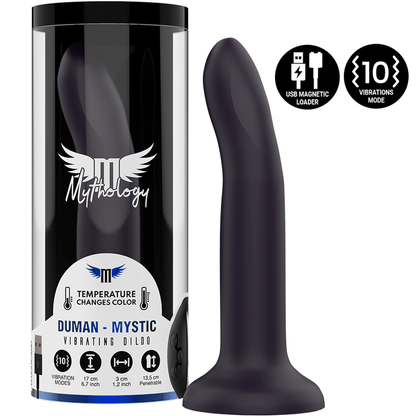 MYTHOLOGY - DUMAN MYSTIC DILDO M - VIBRATEUR COMPATIBLE AVEC LA TECHNOLOGIE SANS FIL WATCHME