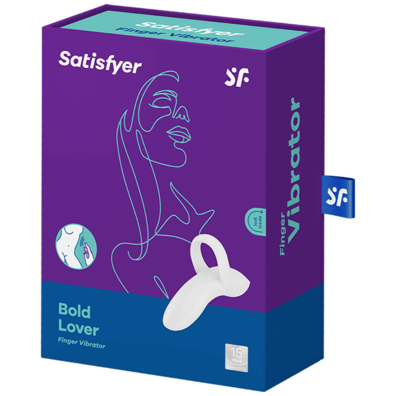 SATISFYER - VIBRATEUR  DOIGTS BOLD LOVER BLANC