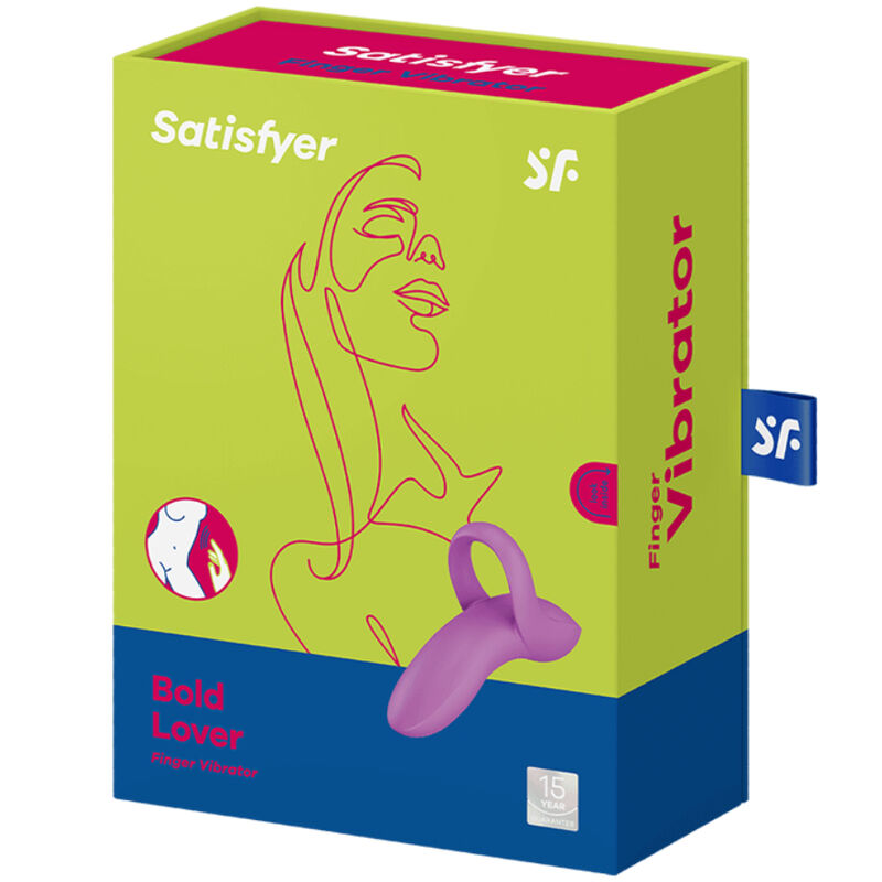 SATISFYER - VIBRATEUR  DOIGTS BOLD LOVER BLANC