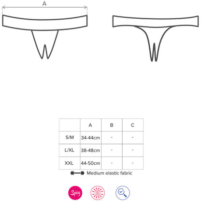 OBSESSIVE - STRING SANS CROCHET MIAMOR S/M