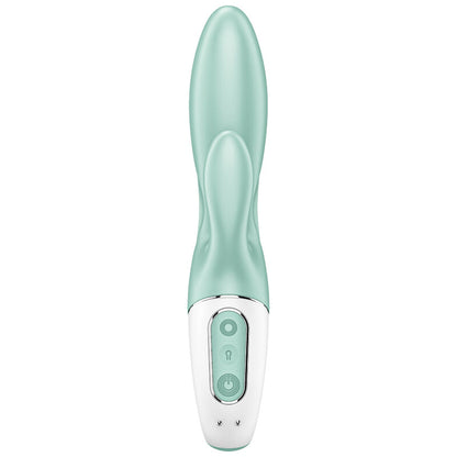 SATISFYER - AIR PUMP BUNNY 5+ APPLICATION GONFLABLE LAPIN VIBRATEUR VERT