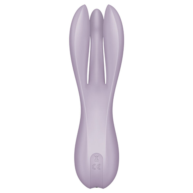 SATISFYER - VIBRATEUR THREESOME 2 NOIR