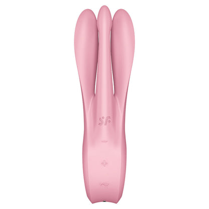 SATISFYER - VIBRATEUR THREESOME 1 BLEU