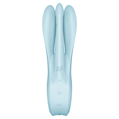 SATISFYER - VIBRATEUR THREESOME 1 BLEU