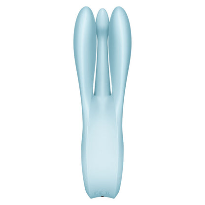 SATISFYER - VIBRATEUR THREESOME 1 BLEU