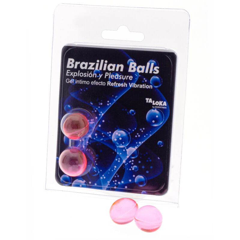 TALOKA - 2 BALLES BRÉSILIENNES REFRESH EFFET VIBRANT GEL EXCITANT