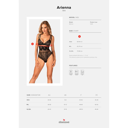 OBSESSIVE - SOUTIEN-GORGE ARIENNA XL/XXL