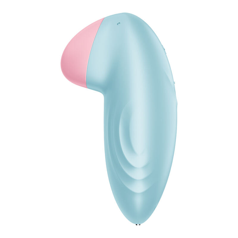 SATISFYER - VIBRATEUR  POSER TROPICAL TIP BLEU