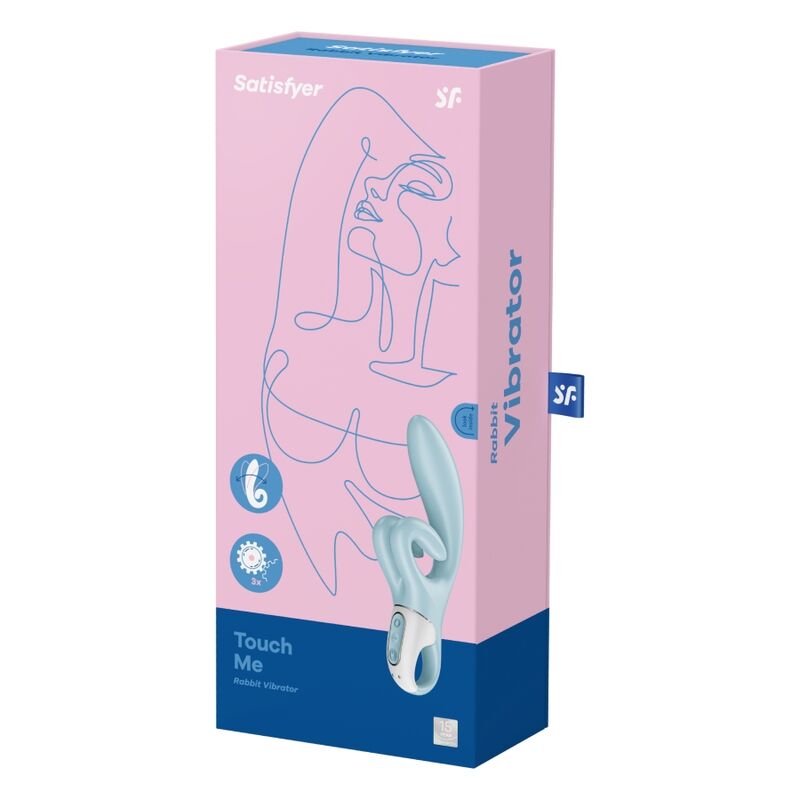 SATISFYER - VIBRATION DE LAPIN TOUCH ME ROUGE