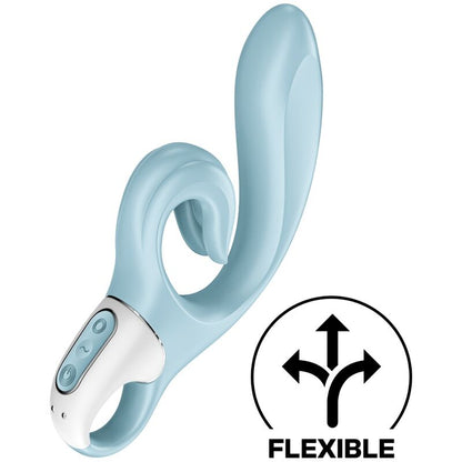 SATISFYER - LOVE ME RABBIT VIBRATION BLEU