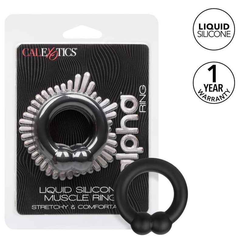 CALEXOTICS - BAGUE MUSCULAIRE ALPHA NOIR