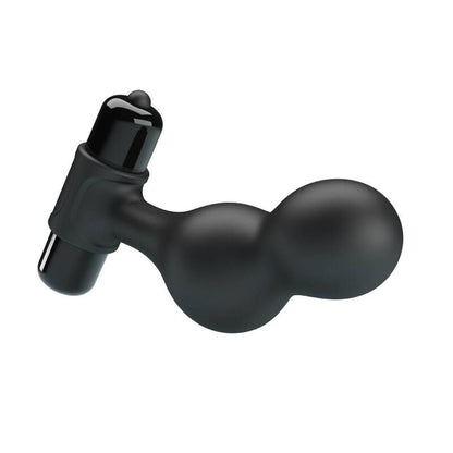 MR PLAY - PLUG ANAL VIBRATEUR EN SILICONE NOIR