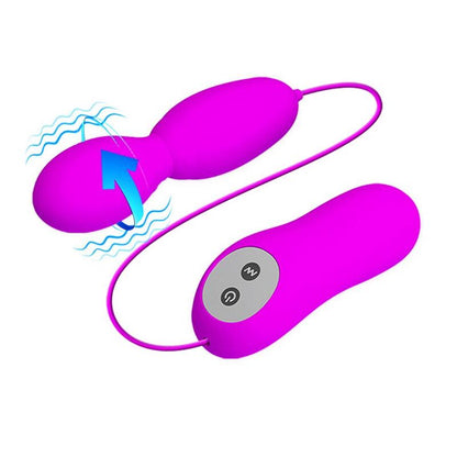 PRETTY LOVE - MASSEUR  ROTATION ET VIBRATION VEGA 12 FONCTIONS FUCHSIA