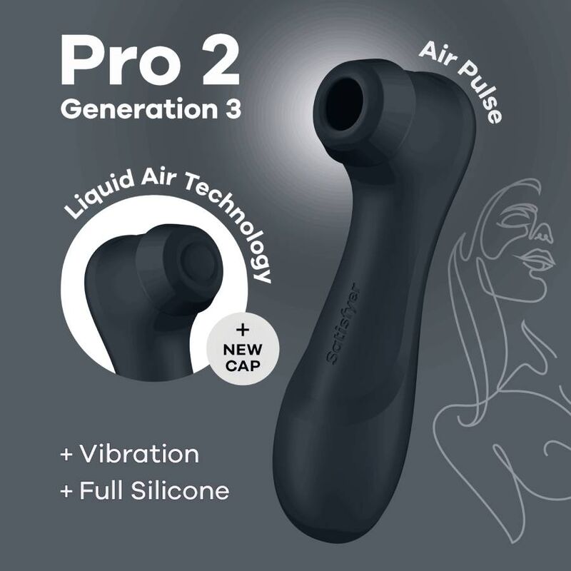 SATISFYER - PRO 2 GÉNÉRATION 3 TECHNOLOGIE AIR LIQUIDE VIN ROUGE