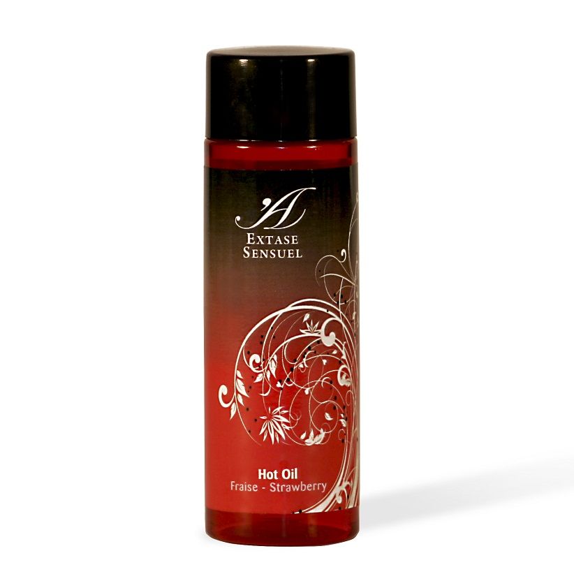 EXTASE SENSUAL - HUILE STIMULANTE CHALEUR FRAISE 100 ML