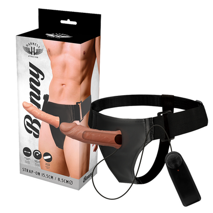 HARNESS ATTRACTION - RNES CREUX BENNY AVEC VIBRATEUR 15 CM -O- 4.5 CM